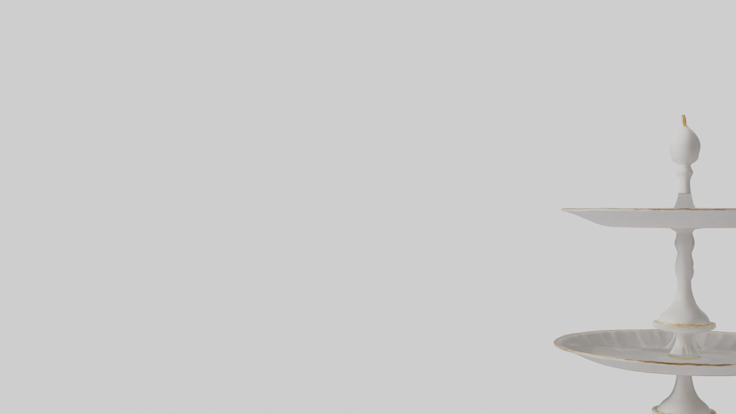 3D model Cake Stand model VR / AR / low-poly