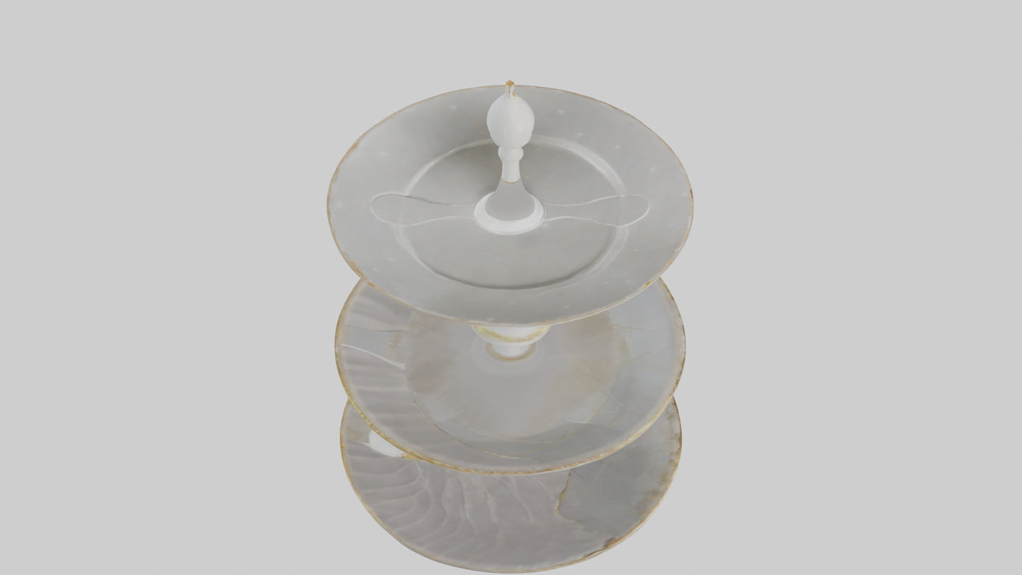 3D model Cake Stand model VR / AR / low-poly