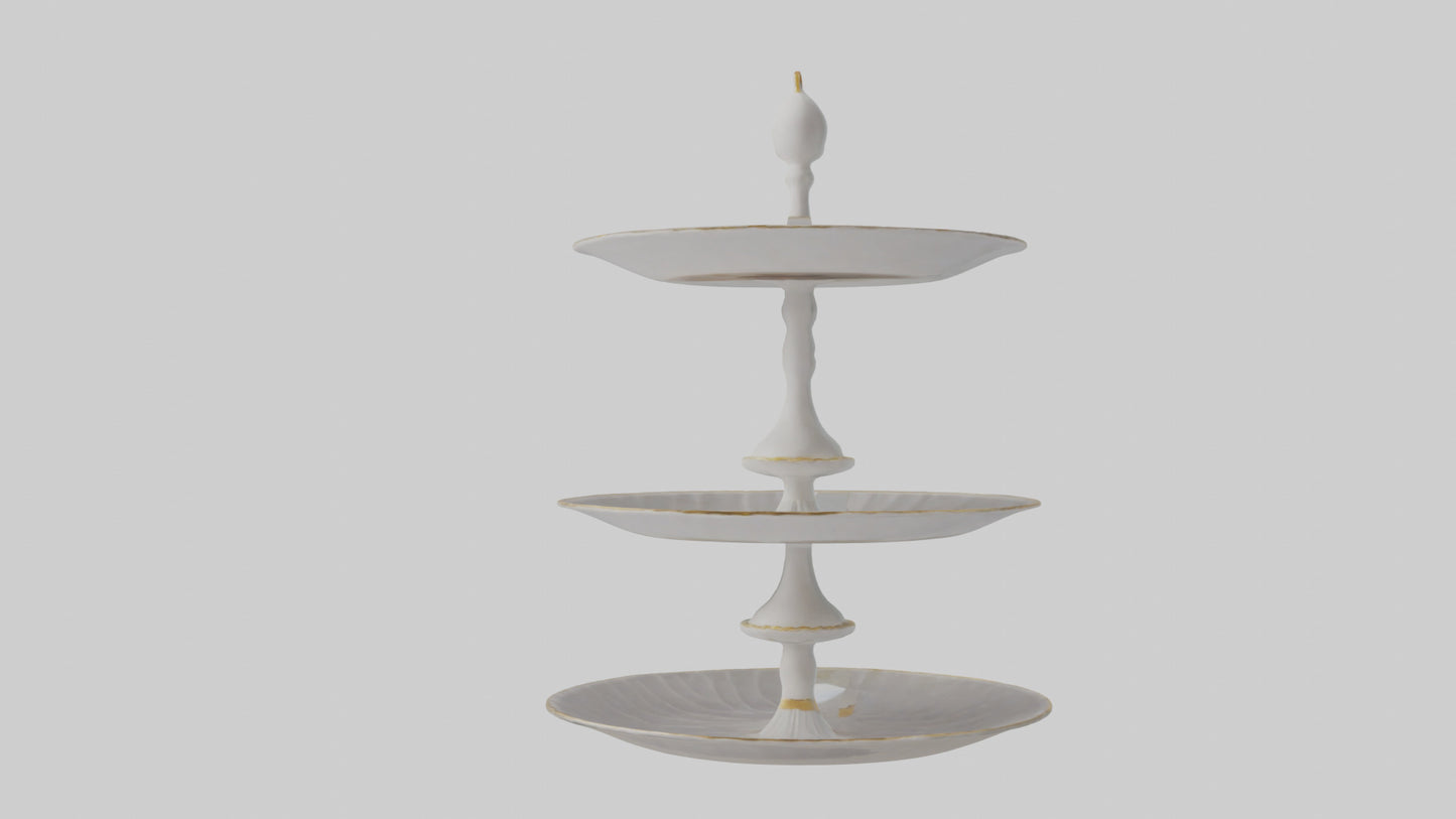 3D model Cake Stand model VR / AR / low-poly