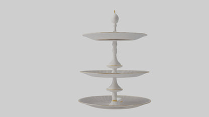 3D model Cake Stand model VR / AR / low-poly