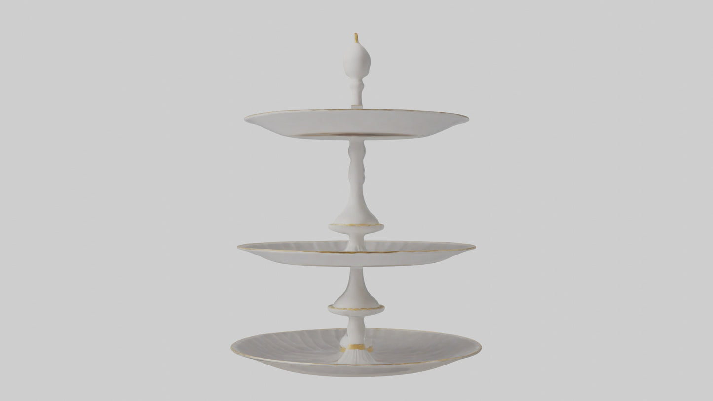3D model Cake Stand model VR / AR / low-poly