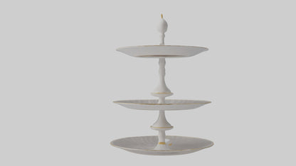 3D model Cake Stand model VR / AR / low-poly