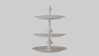 3D model Cake Stand model VR / AR / low-poly