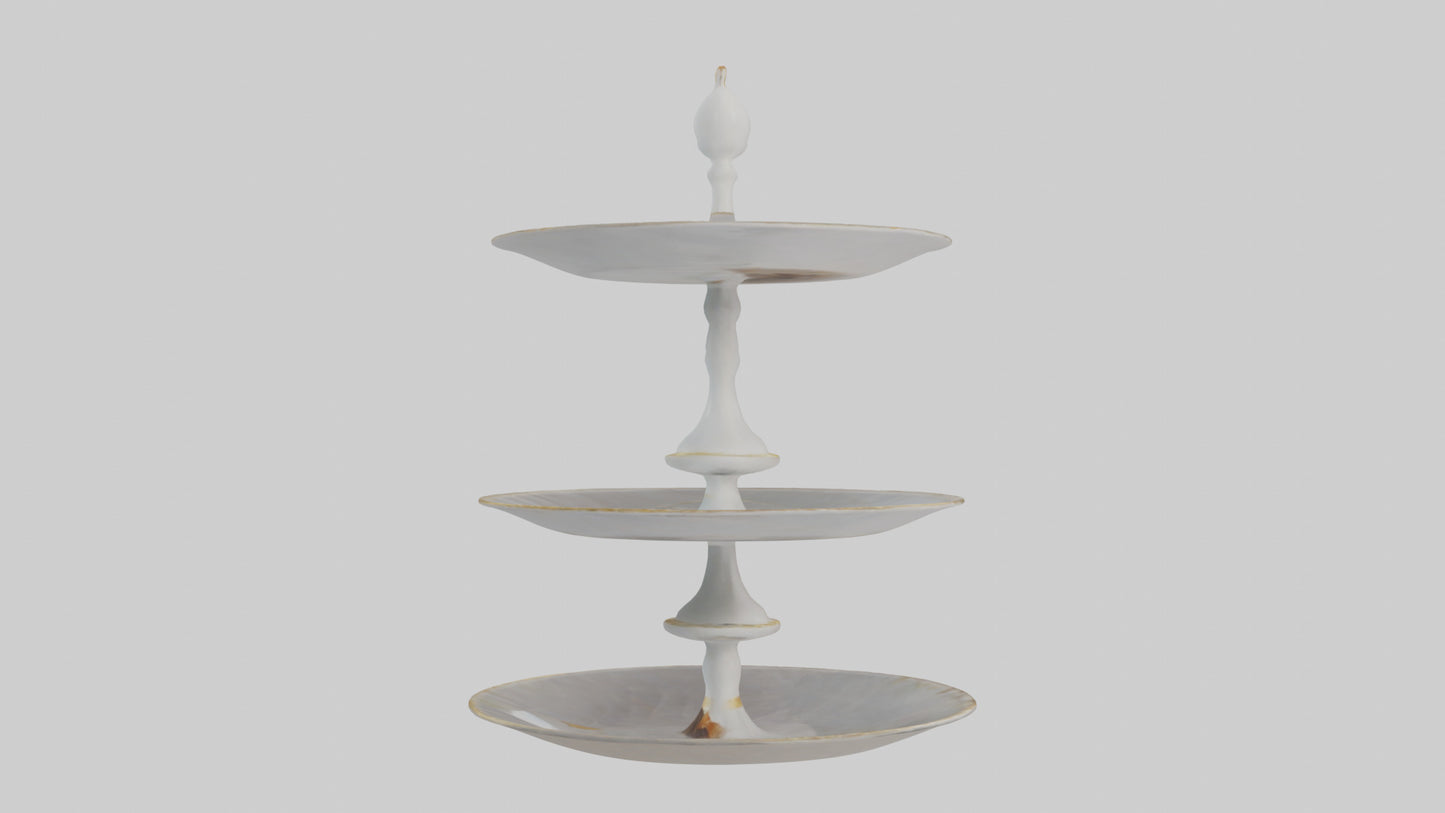 3D model Cake Stand model VR / AR / low-poly