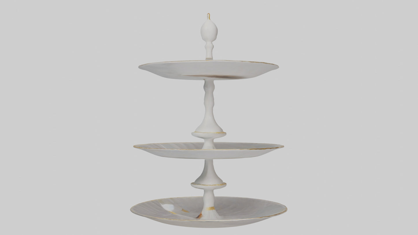 3D model Cake Stand model VR / AR / low-poly