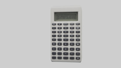 3D model Calculator model VR / AR / low-poly