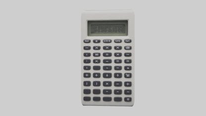 3D model Calculator model VR / AR / low-poly