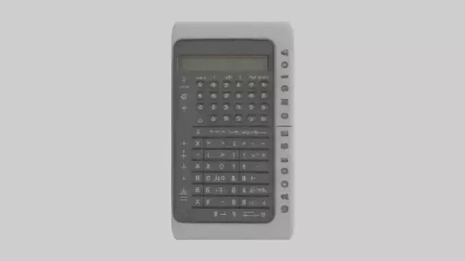 3D model Calculator model VR / AR / low-poly