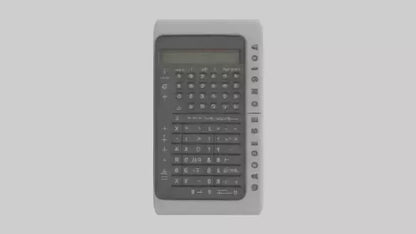 3D model Calculator model VR / AR / low-poly