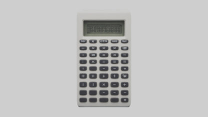 3D model Calculator model VR / AR / low-poly