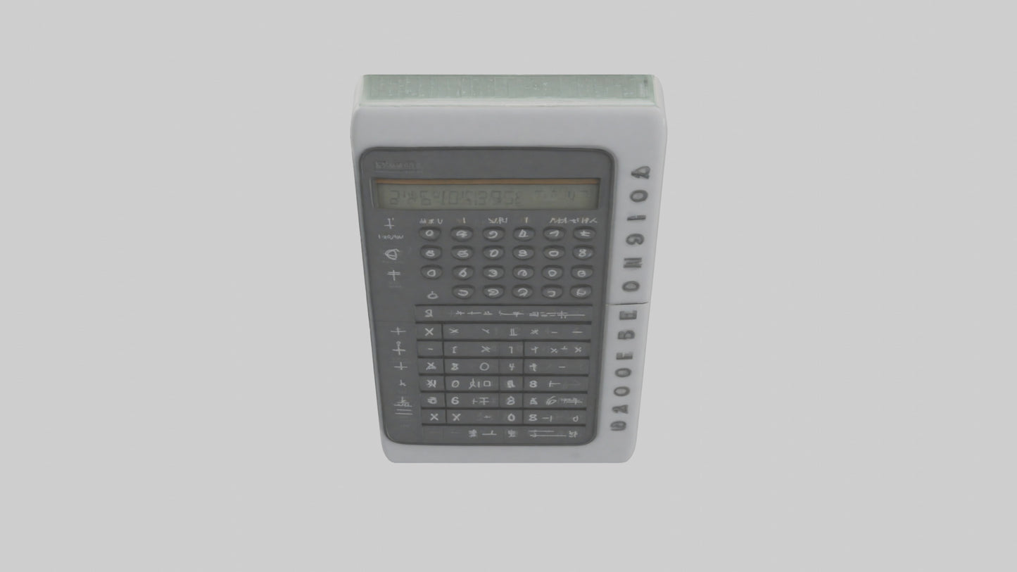 3D model Calculator model VR / AR / low-poly