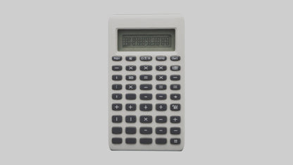 3D model Calculator model VR / AR / low-poly