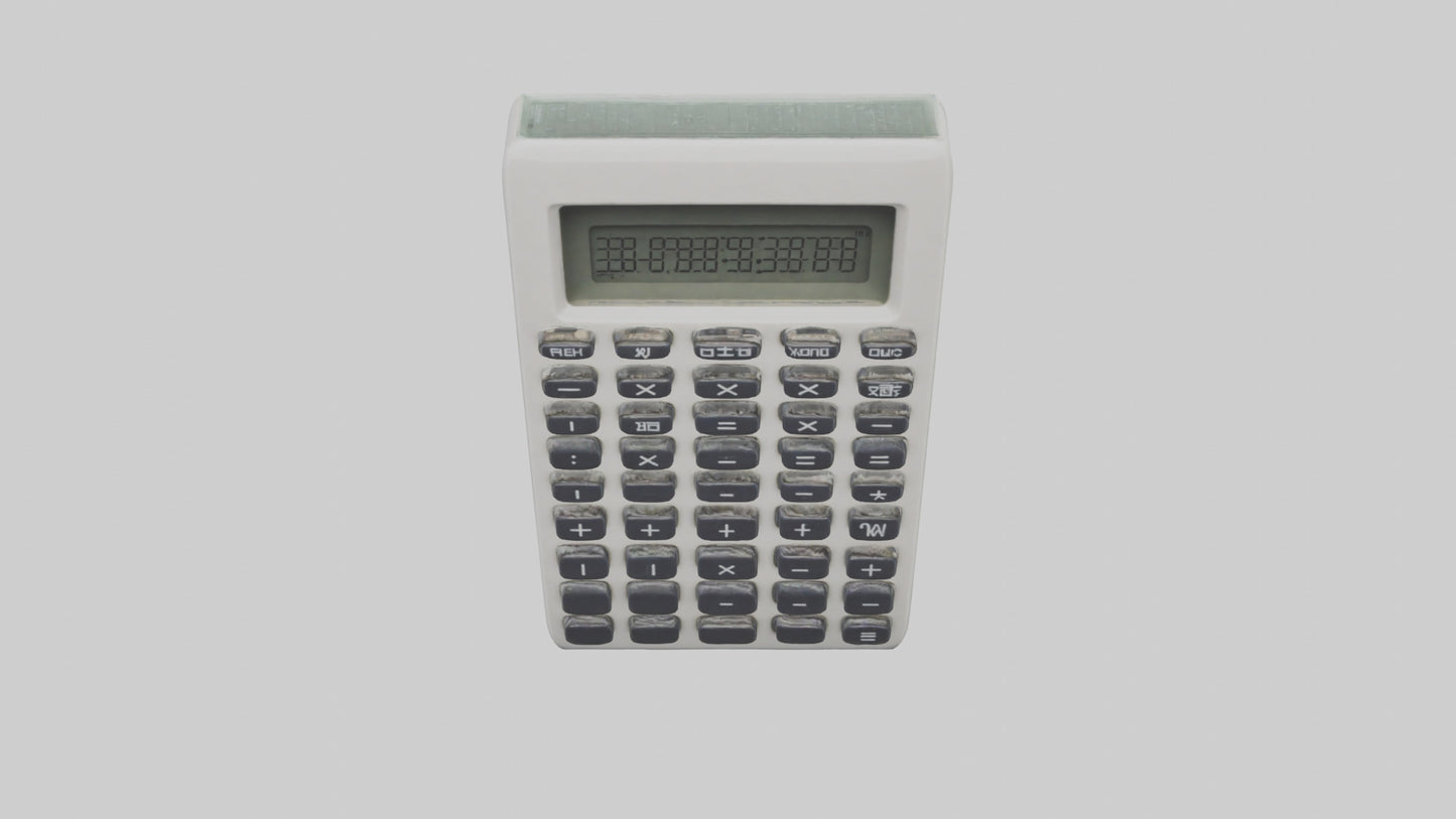 3D model Calculator model VR / AR / low-poly