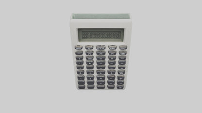 3D model Calculator model VR / AR / low-poly