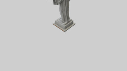 3D model Call for Peace statue model VR / AR / low-poly