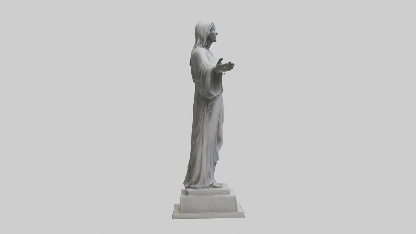 3D model Call for Peace statue model VR / AR / low-poly