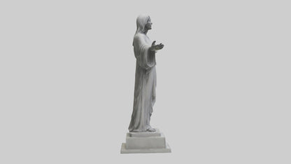3D model Call for Peace statue model VR / AR / low-poly
