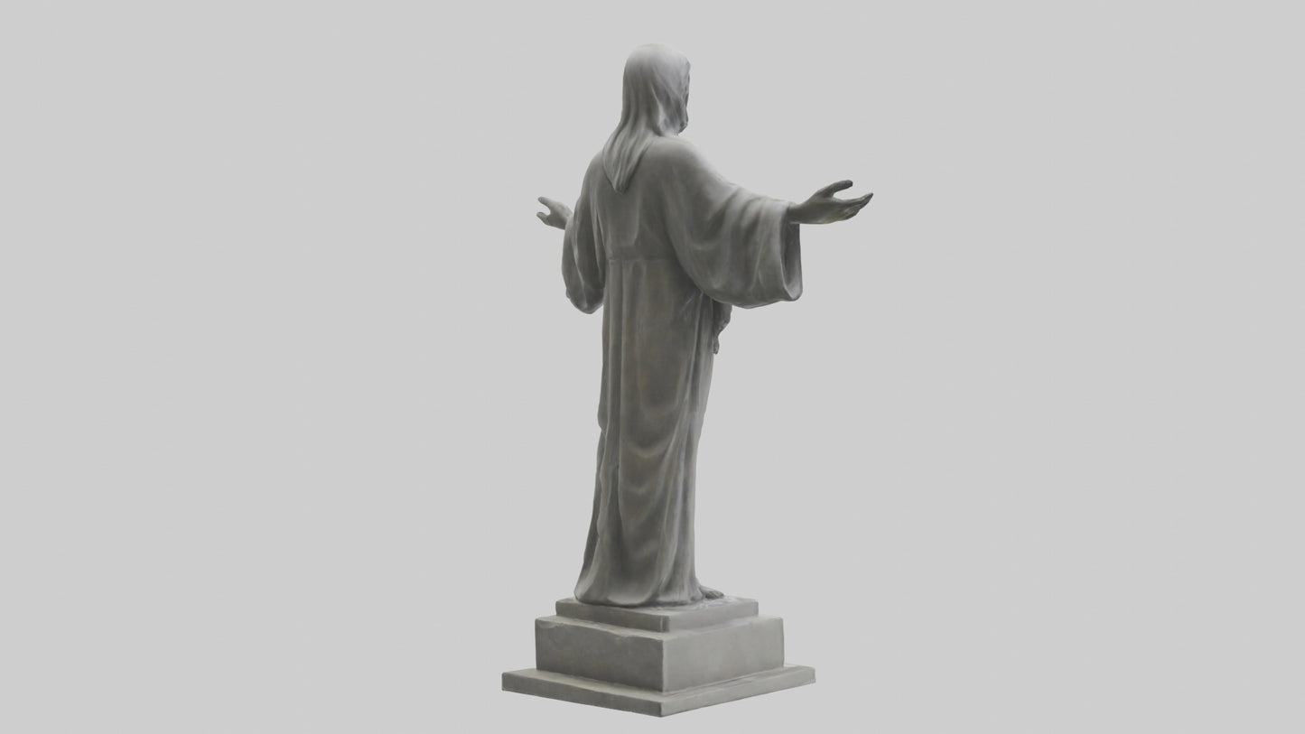 3D model Call for Peace statue model VR / AR / low-poly