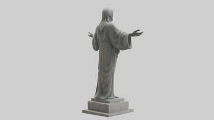 3D model Call for Peace statue model VR / AR / low-poly