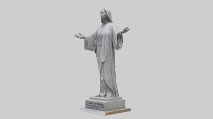 3D model Call for Peace statue model VR / AR / low-poly