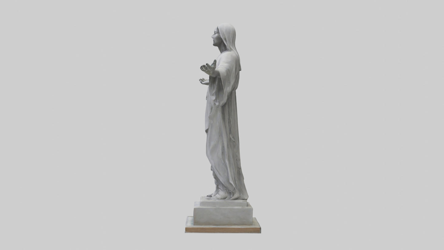 3D model Call for Peace statue model VR / AR / low-poly