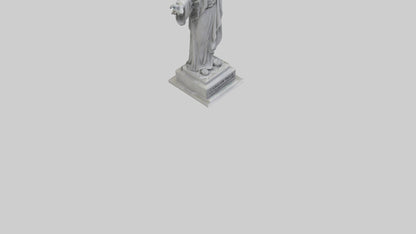 3D model Call for Peace statue model VR / AR / low-poly