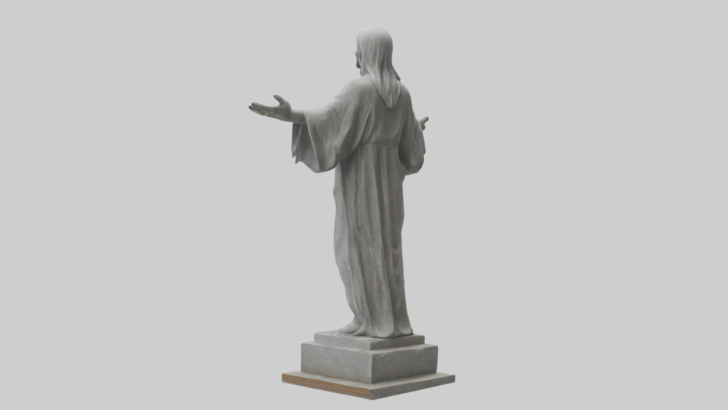 3D model Call for Peace statue model VR / AR / low-poly