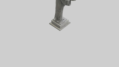 3D model Call for Peace statue model VR / AR / low-poly