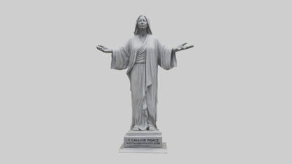 3D model Call for Peace statue model VR / AR / low-poly