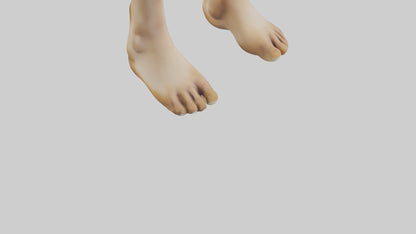 3D model Camel Feet Model VR / AR / low-poly