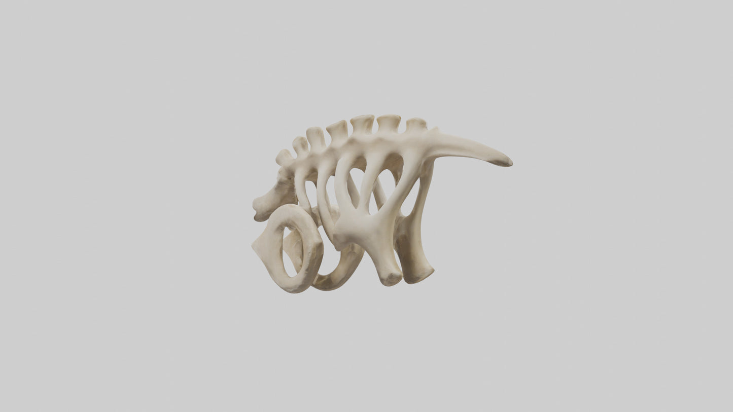 3D model Camel statue model VR / AR / low-poly