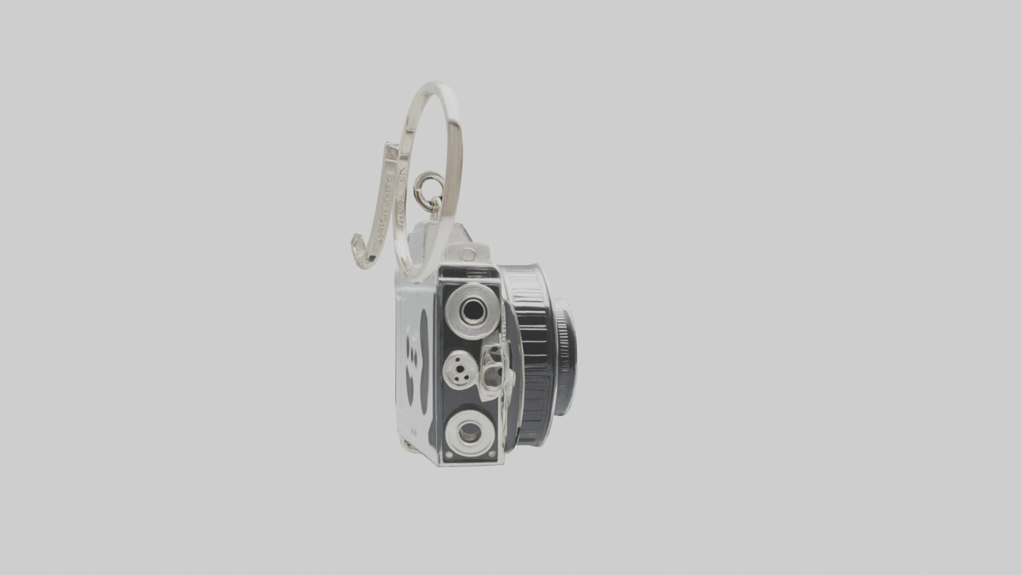 3D model Camera film reel keychain model VR / AR / low-poly