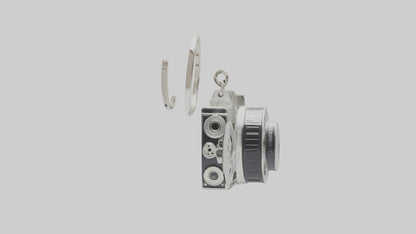 3D model Camera film reel keychain model VR / AR / low-poly