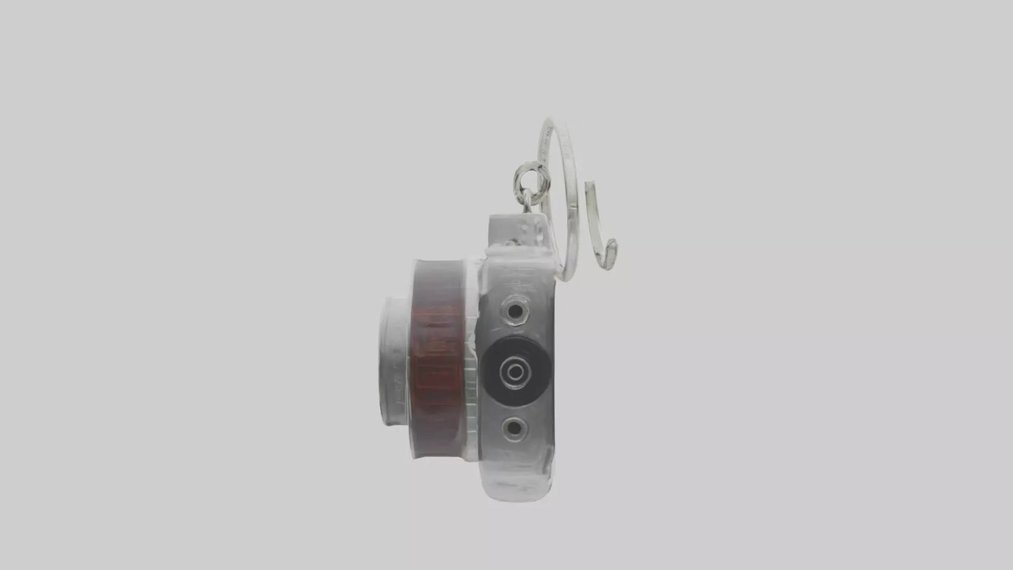 3D model Camera film reel keychain model VR / AR / low-poly