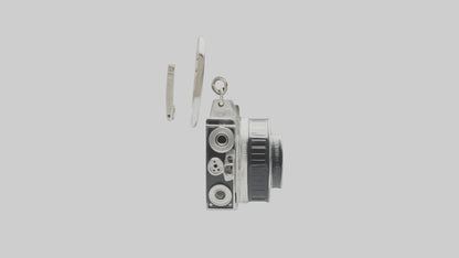 3D model Camera film reel keychain model VR / AR / low-poly