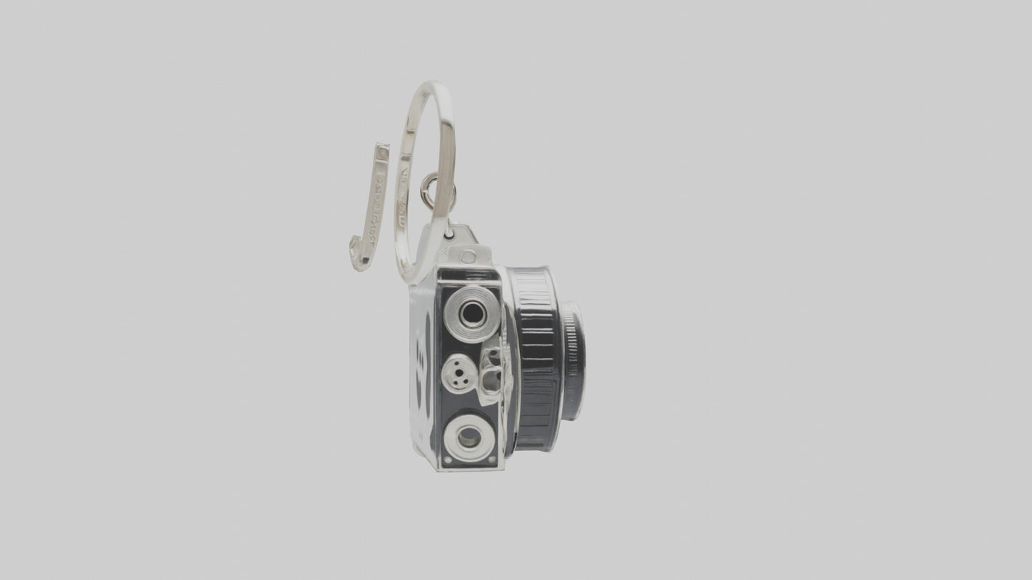 3D model Camera film reel keychain model VR / AR / low-poly