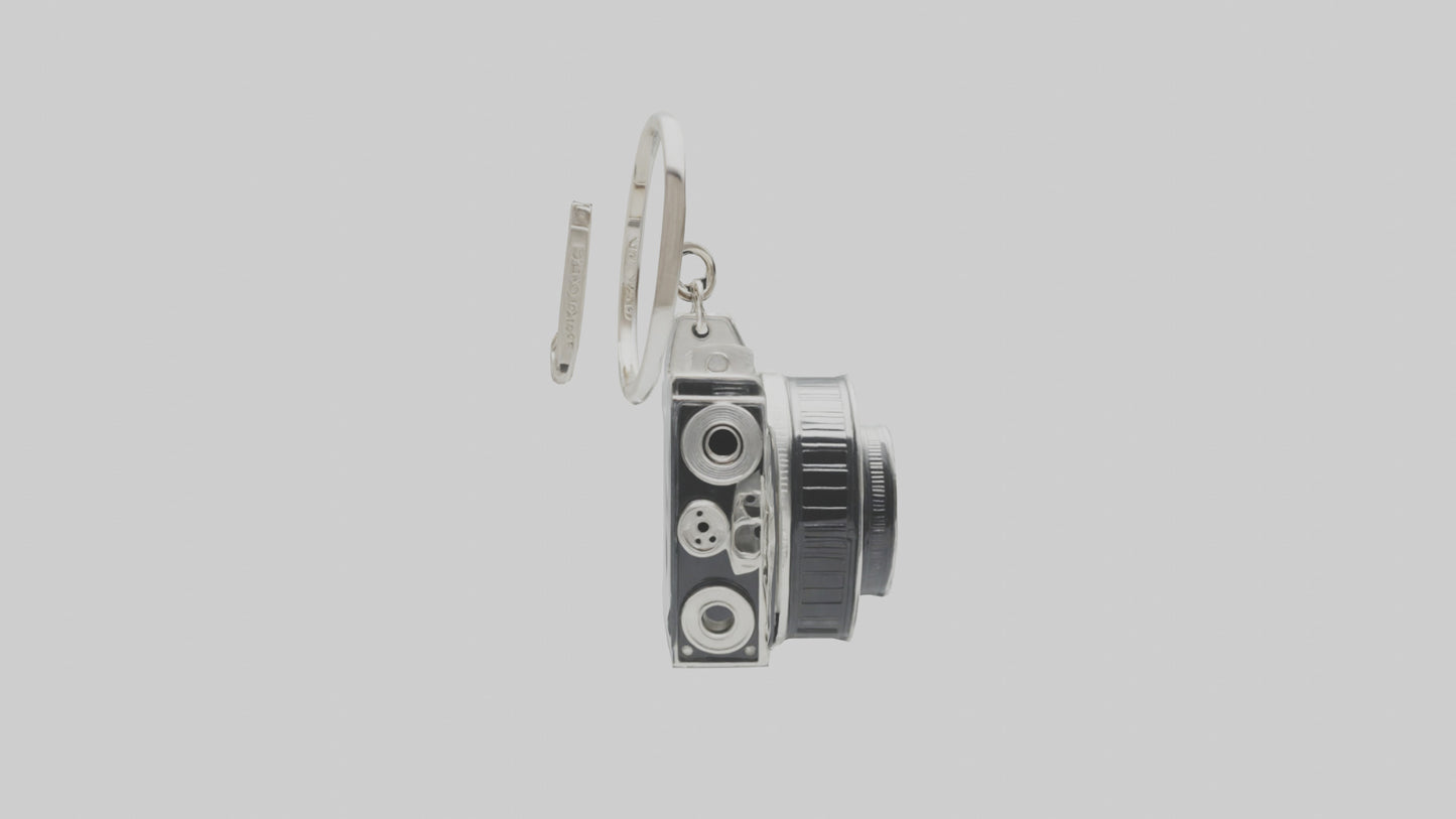 3D model Camera film reel keychain model VR / AR / low-poly
