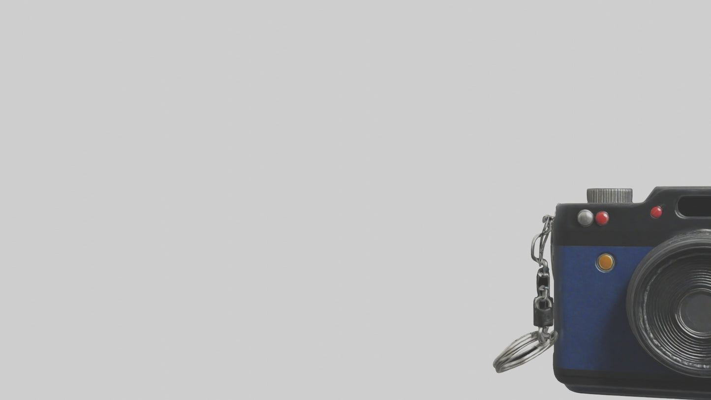 3D model Camera keychain model VR / AR / low-poly