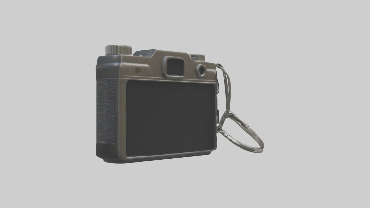 3D model Camera keychain model VR / AR / low-poly