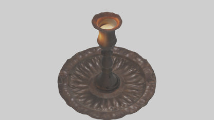 3D model Candle Holder model VR / AR / low-poly