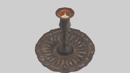 3D model Candle Holder model VR / AR / low-poly