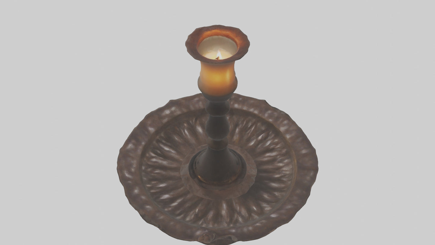 3D model Candle Holder model VR / AR / low-poly