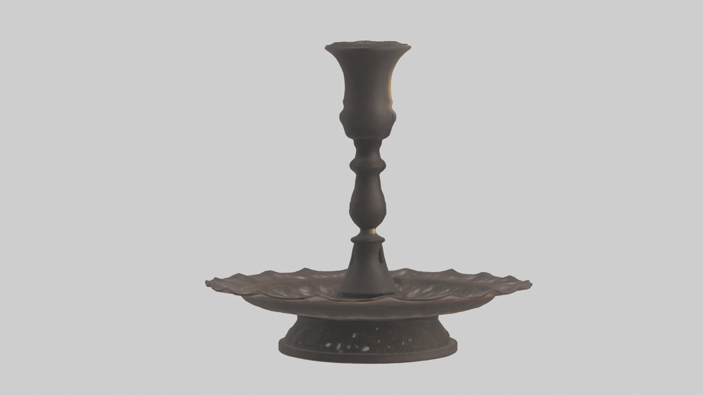 3D model Candle Holder model VR / AR / low-poly