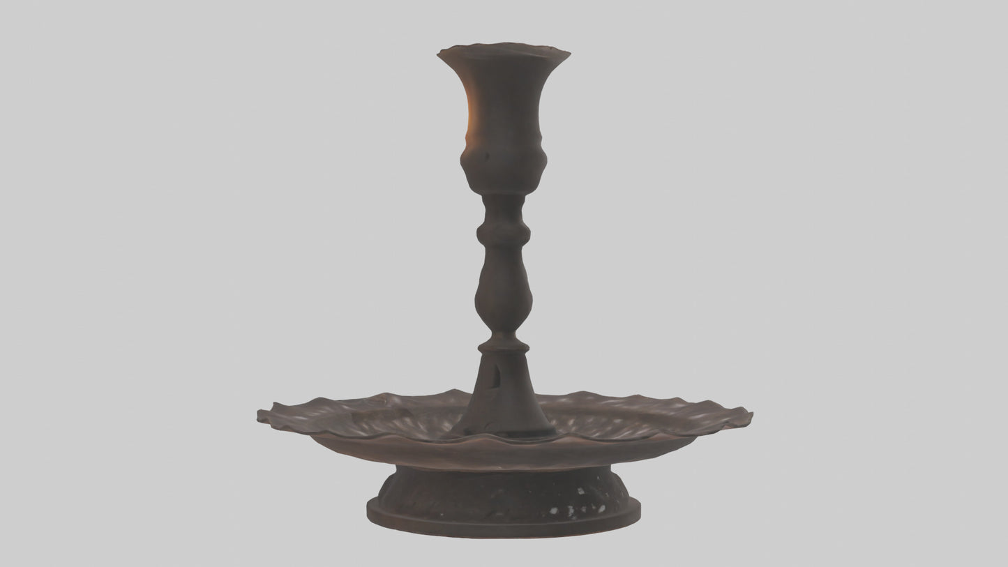 3D model Candle Holder model VR / AR / low-poly