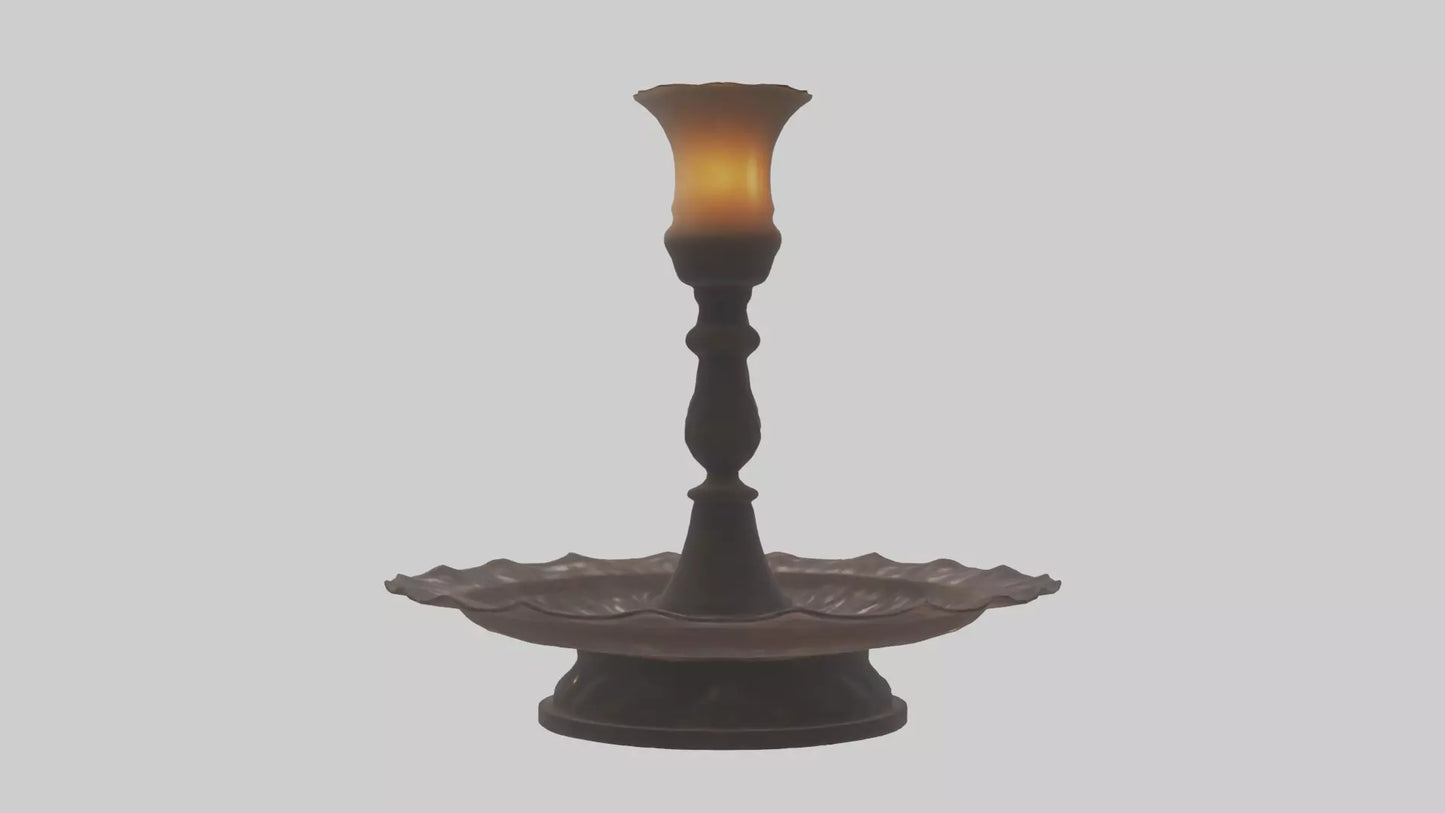 3D model Candle Holder model VR / AR / low-poly