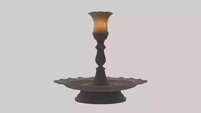 3D model Candle Holder model VR / AR / low-poly
