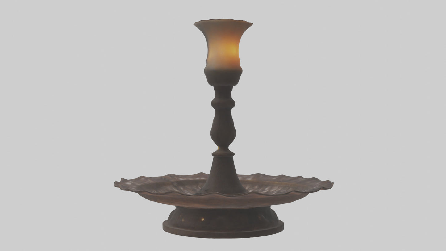 3D model Candle Holder model VR / AR / low-poly