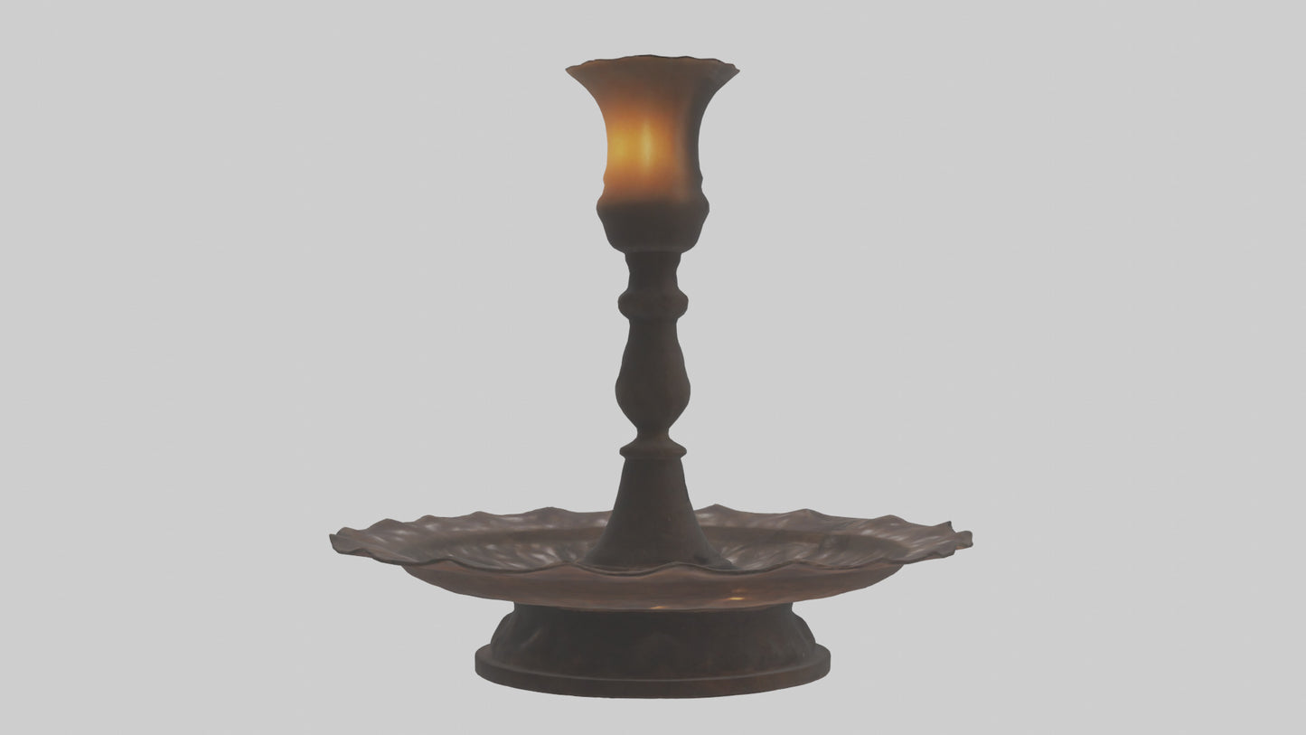 3D model Candle Holder model VR / AR / low-poly