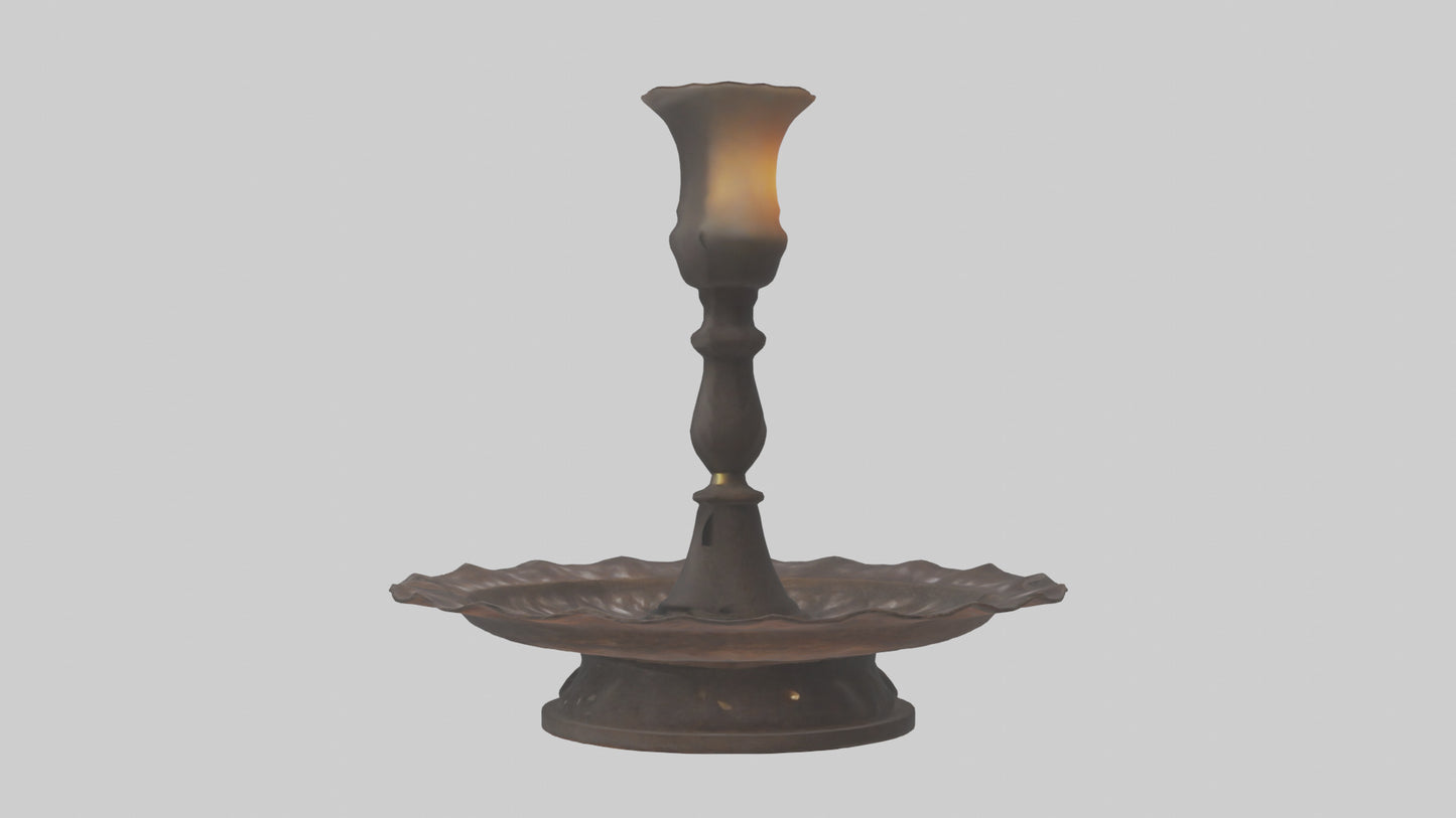 3D model Candle Holder model VR / AR / low-poly