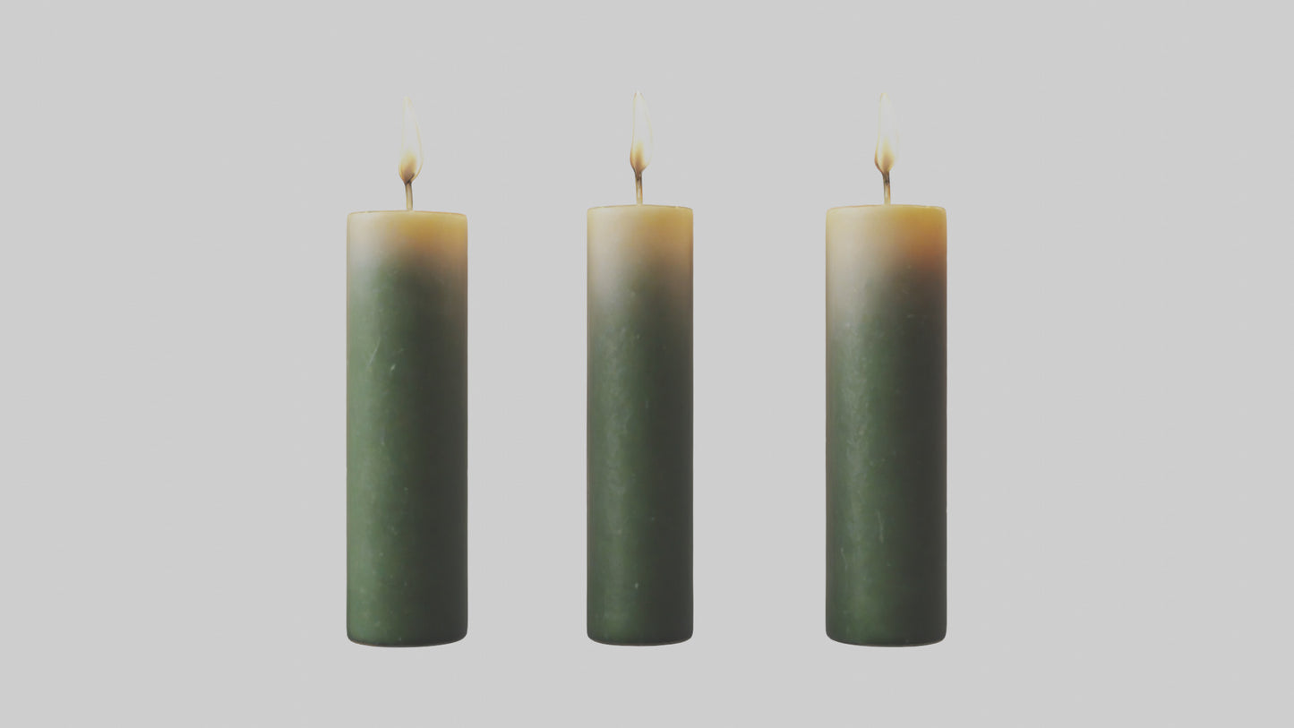 3D model Candles model VR / AR / low-poly